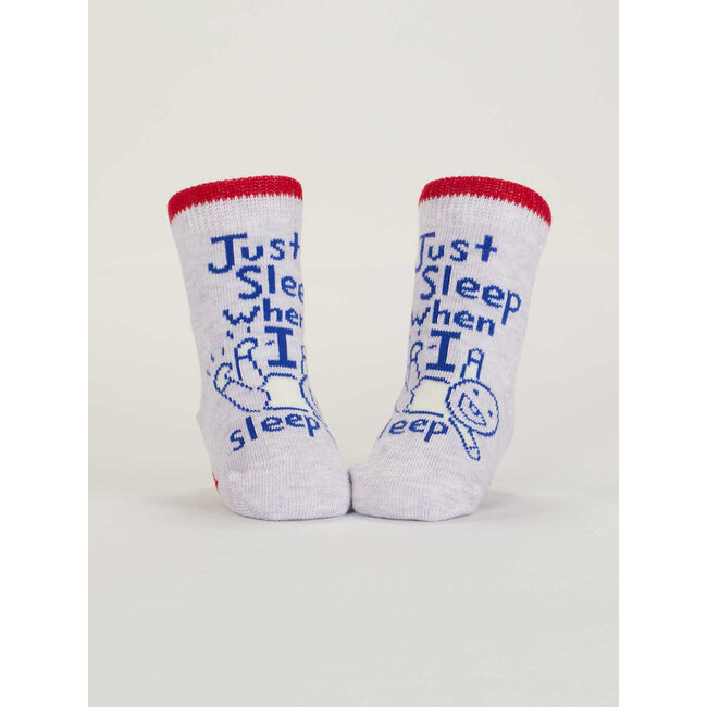 Blue Q Hear Me Giggle/Sleep Baby Socks