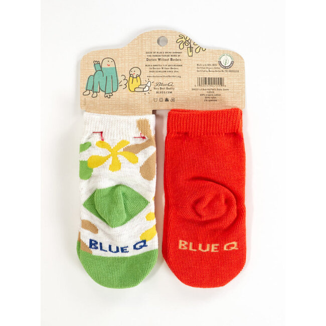 Blue Q Lil Burrito/Farts Baby Socks