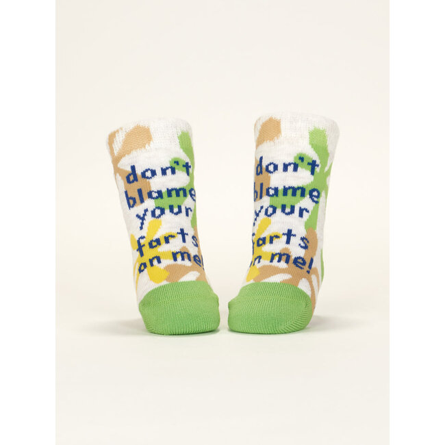 Blue Q Lil Burrito/Farts Baby Socks