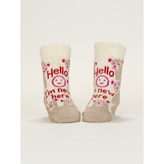 Blue Q I'm New/Screaming Baby Socks