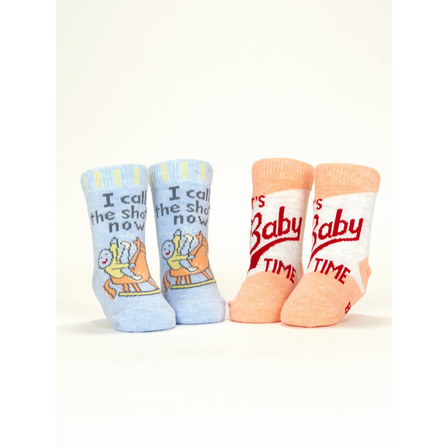 Blue Q Call Shots/Baby Time Baby Socks