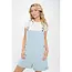 Women Denim Shortall in Light Blue