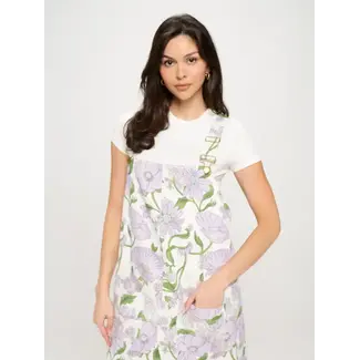 Floral Serenity Print Skirtall