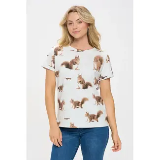 Squirrel Print T-shirt