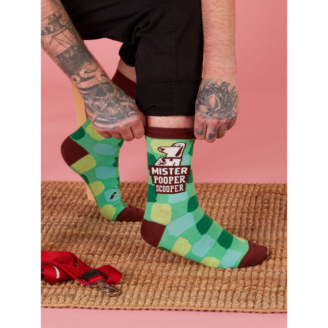 Blue Q Mr. Pooper Scooper Men's Socks