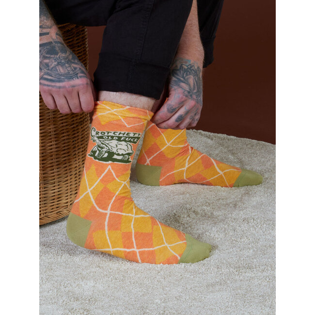 Blue Q Crotchety Old Fuck Men's Socks