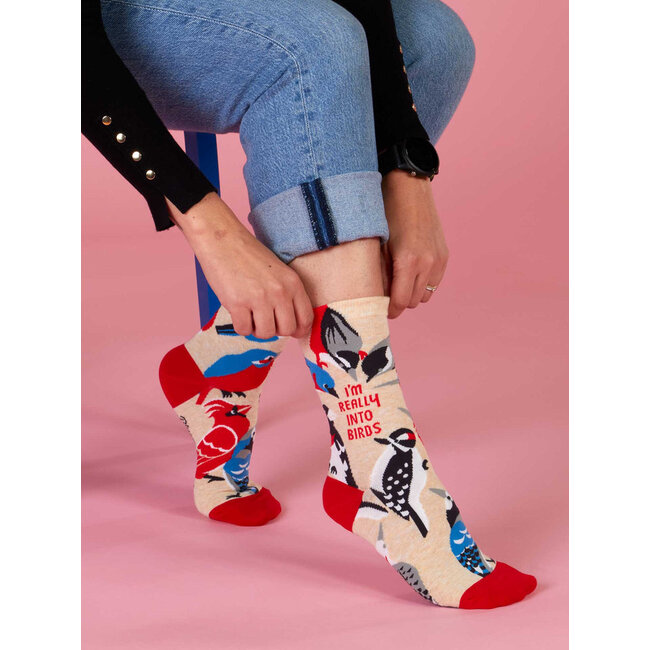 Blue Q Really Into Birds Women's Crew Socks