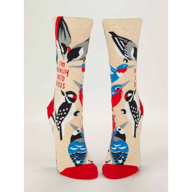 Blue Q Really Into Birds Women's Crew Socks