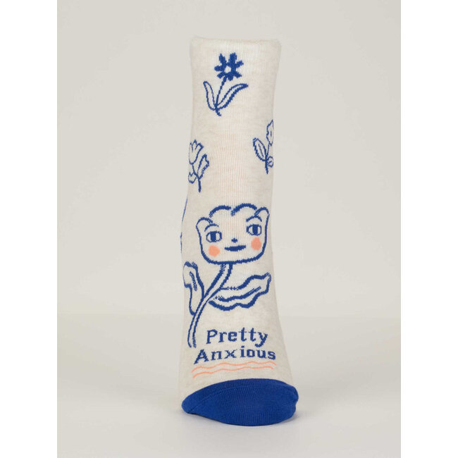 Blue Q Pretty Anxious Ankle Socks