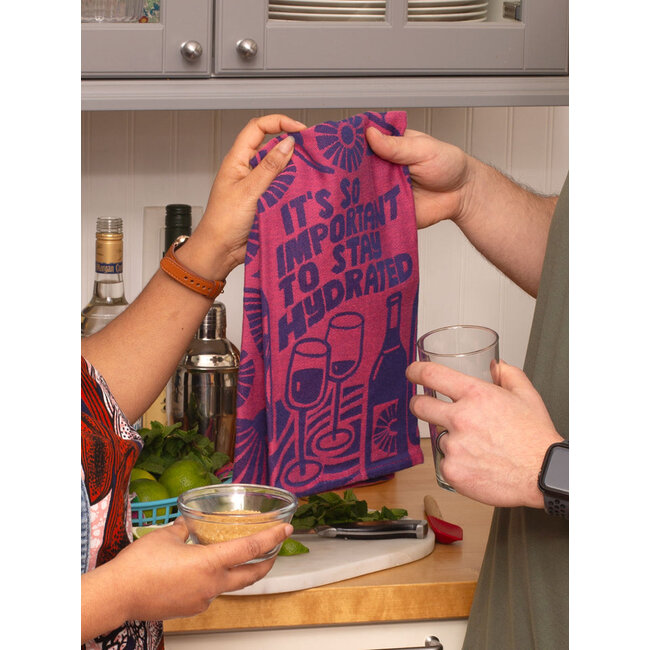 Blue Q Stay Hydrated Dish Towel