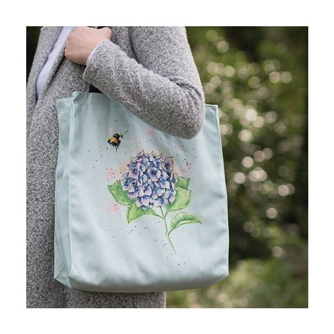 Wrendale Canvas Tote Bag - Bee & Hydrangea