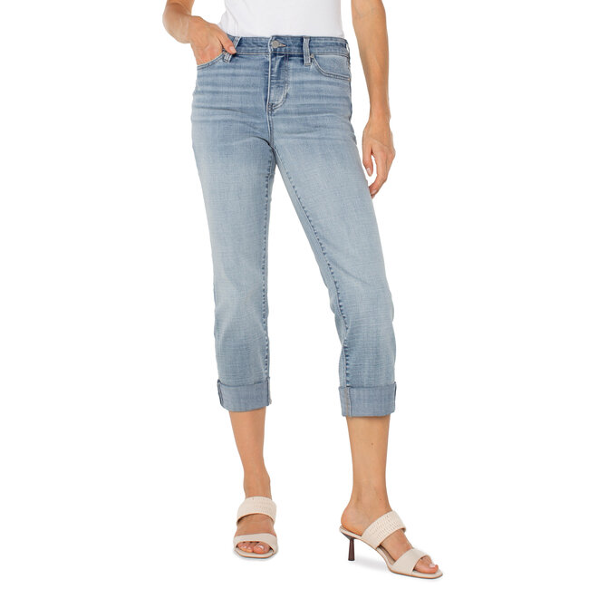 Liverpool Los Angeles Charlie Crop Wide Rolled Cuff
