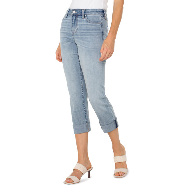 Liverpool Los Angeles Charlie Crop Wide Rolled Cuff