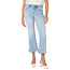 Liverpool Los Angeles Hannah Cropped Flare with Slit Hem
