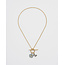 Fable England Forget Me Not Charm Toggle Necklace