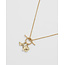 Fable England Forget Me Not Charm Toggle Necklace