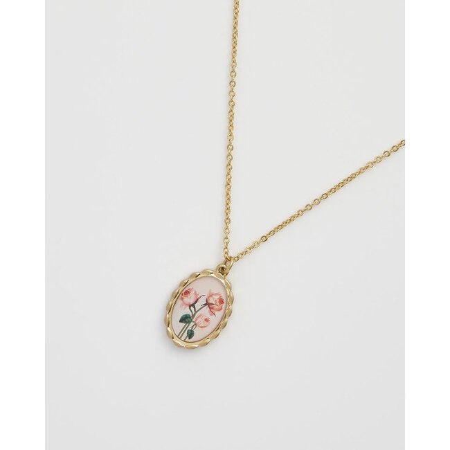 Fable England Framed Roses Necklace