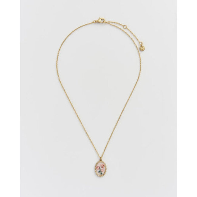 Fable England Framed Roses Necklace