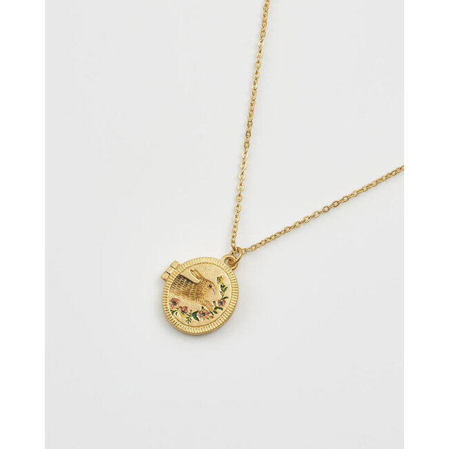 Fable England Running Bunny Locket