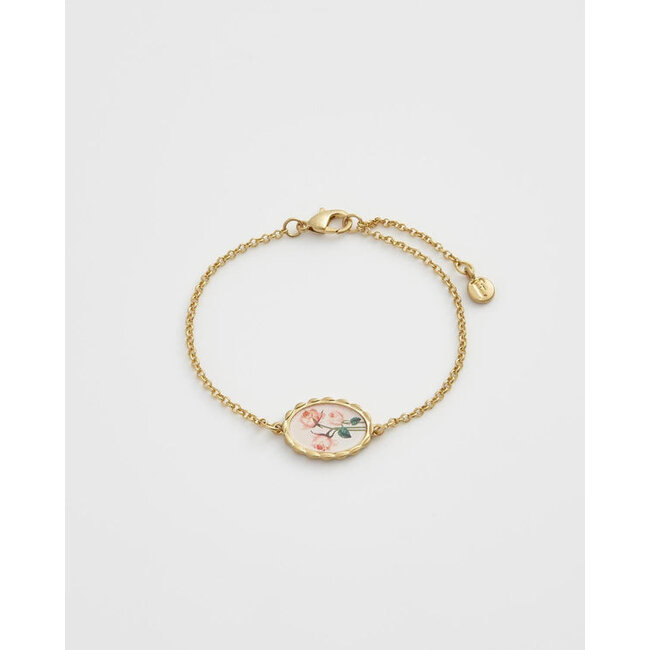 Fable England Framed Roses Bracelet