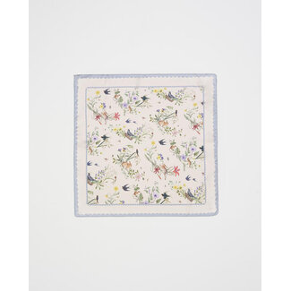 Fable England High Tea Toile Square Scarf
