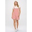Women Denim Shortall in Pink
