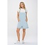 Women Denim Shortall in Light Blue