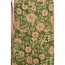 Vintage Flower Blossom Print Shortalls in Green