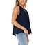 Liverpool Los Angeles Sleeveless Pintuck Woven Top