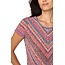 Liverpool Los Angeles Short Sleeve Scoop Neck Knit Top