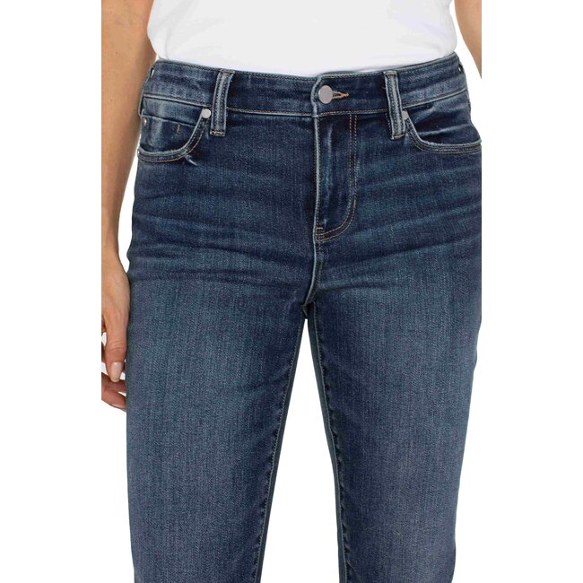 Liverpool Los Angeles Charlie Crop Wide Rolled Cuff Jeans