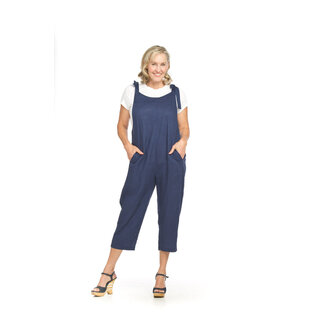 Papillon Jeni - Cotton Blend Jumpsuit in Navy