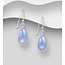 Sterling Sterling Teardrop Gemstone Earrings (more colours)