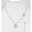 Sterling Sterling Starfish Necklace with Cubic Zirconia
