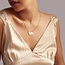 Silk Purse, Sow's Ear Mother of Pearl Scallop Necklace