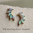 Silk Purse, Sow's Ear Gold Vermeil Opal Wing Stud Earrings