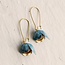 Silk Purse, Sow's Ear Bluebell Earrings