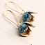 Silk Purse, Sow's Ear Bluebell Earrings