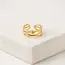 Lover’s Tempo Starburst Double Band Ring