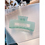 E&S Accessories Frosted Rectangular Hair Claw (more colours)