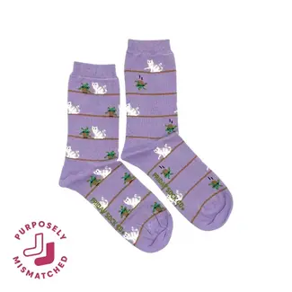 Friday Sock Co. Women's Cat & Plant Socks