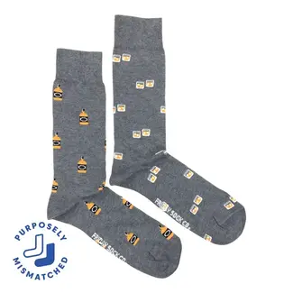 Friday Sock Co. Men's Whiskey & Glass Socks