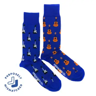 Friday Sock Co. Men's Acoustic Guitar & Electric Guitar Socks