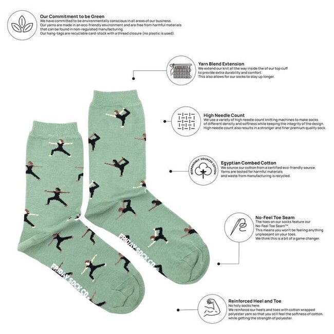 Friday Sock Co. Women's Yoga Socks