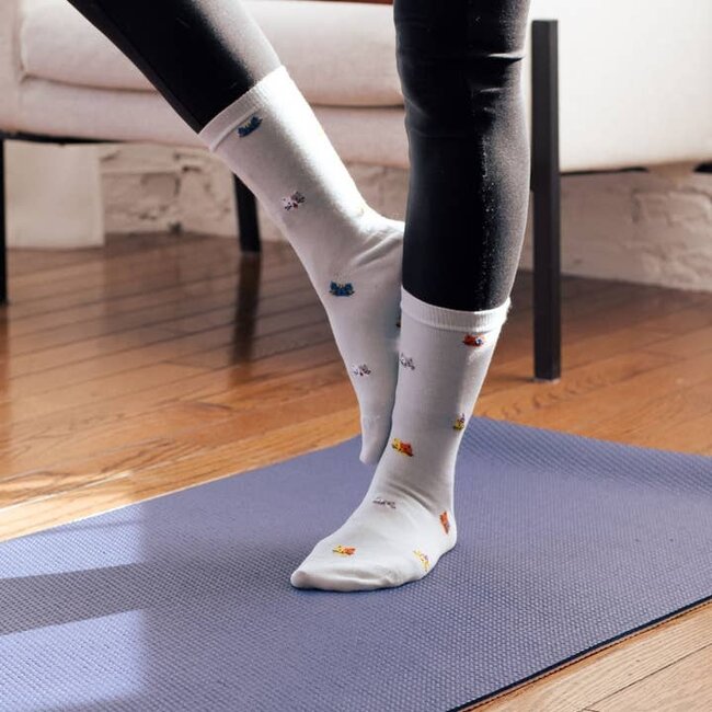 Friday Sock Co. Women's Tiny Cat Party Socks