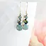 A Pocket of Posies Vintage Glass Earrings - Jewel - Shades of Aqua Mint