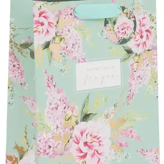 Bag - Large - Sd Peonies/Foxglove