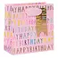 Bag - Small - Ps Happy Birthday Pink