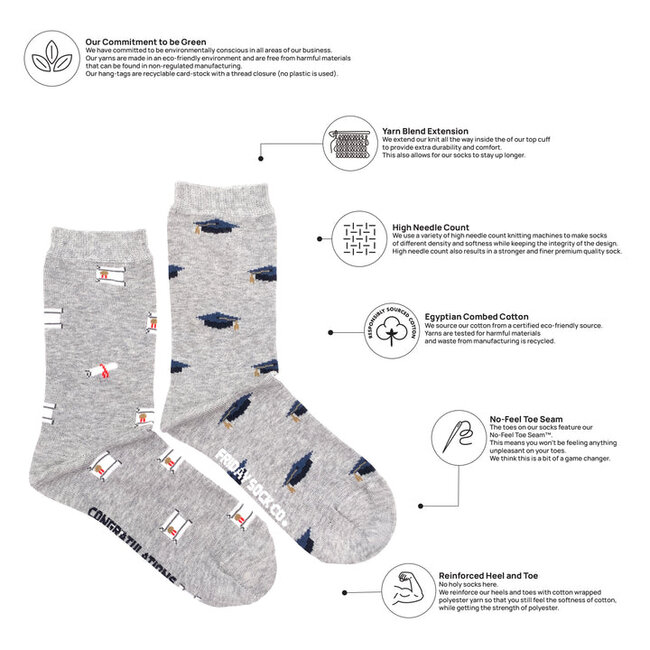 Friday Sock Co. Women's Graduation Socks