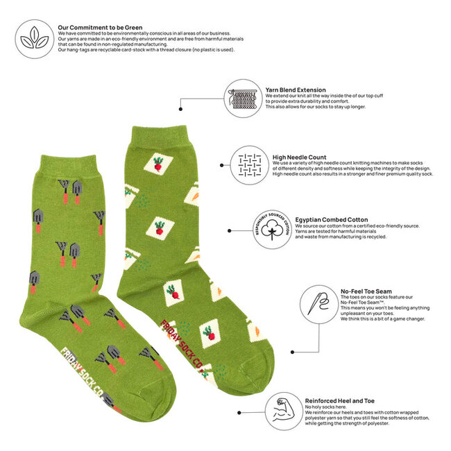 Friday Sock Co. Women's Gardening Socks